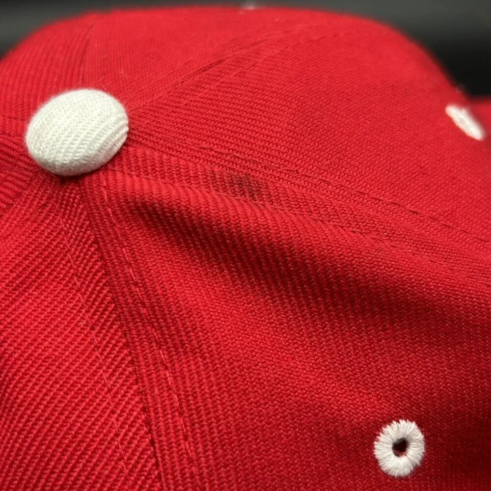 New Jersey Devils Hat Baseball Cap Red Hockey Adjustable Sports NHL